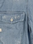 Vorschaubild 3 von Herren Freizeithemd S Blau Casual Baumwolle Hemd