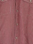 Vorschaubild 5 von Herren Freizeithemd Kariert Rot Gr. 50/L Slim Fit Baumwolle