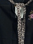 Vorschaubild 3 von Damen Top XS Schwarz Blumenstickerei Leopardenmuster Feminin