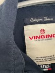 Vorschaubild 3 von Freizeithemd Kinder Gr. 128 Blau Uni Casual Langarm Knopfleiste Logo