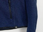 Vorschaubild 3 von Fleecejacke Herren Gr. 48 Blau Meliert Outdoor Strickfleece