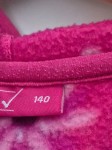 Vorschaubild 2 von Fleecejacke Kinder Gr. 140 Pink Polyester Florales Muster Casual Langarm