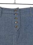 Vorschaubild 3 von Jeansrock Damen Gr. 36 Blau Casual Midirock