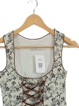 Vorschaubild 2 von Dirndl Trachtenkleid Damen 38 Beige Klassisch Blumenmuster