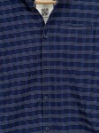 Vorschaubild 2 von Freizeithemd Kinder Gr. 164 Blau Kariert Langarm Casual