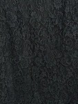 Vorschaubild 3 von Damen Spitzenkleid Gr. 32/XXS Schwarz Elegant Kurzarm Festlich
