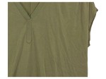 Vorschaubild 2 von . Damen T-Shirt Gr. S Oliv Modal V-Ausschnitt Casual
