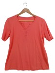Vorschaubild 1 von Damen T-Shirt Gr. 42/XL Rot Casual Baumwolle