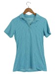 Vorschaubild 1 von Damen Poloshirt Gr. 38/M Türkis Outdoor Kurzarm
