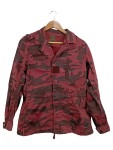 Vorschaubild 1 von Damen Jeansjacke S Rot Camouflage Casual