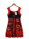 Vorschaubild 1 von Damen Festliches Kleid Gr. 38 Modern Mehrfarbig