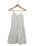Vorschaubild 1 von EDC Sommerkleid Midikleid Rüschen Baumwolle Weiß Gr. 32 XXS