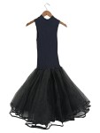 Vorschaubild 1 von Abendkleid Damen Gr. 36/S Schwarz Elegant Strukturmuster