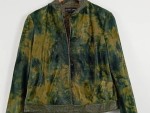 Vorschaubild 2 von Damen Lederjacke Gr. 38/M Modern Mehrfarbig Grün Braun