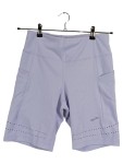 Vorschaubild 1 von Sportshorts Damen Gr. 40/L Lila Polyester Uni Sportlich Logo Lochmuster