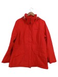 Vorschaubild 1 von Damen Outdoorjacke Rot Gr. 42/XL Polyester Kapuze Reißverschluss