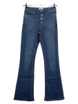 Vorschaubild 1 von Damen Jeans Bootcut Gr. 38 Blau Casual Schlaghose