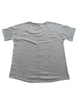 Vorschaubild 2 von Damen T-Shirt Gr. 44 Grün Casual Viskose Kurzarm Shirt