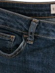 Vorschaubild 4 von Bootcut Jeans Damen Gr. W29/38/M Blau Baumwolle Uni Casual Freizeit Flare