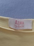 Vorschaubild 6 von T-Shirt Damen Gelb Gr. 42/XL Baumwolle Uni Casual Kurzarm Freizeit
