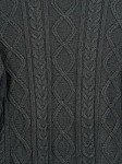Vorschaubild 2 von Herren Pullover Strickpullover Zopfmuster Einheitsgröße Grau