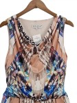Vorschaubild 2 von Freizeitkleid Damen Gr. 40/L Mehrfarbig Polyester Abstrakt 115 cm