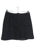 Vorschaubild 1 von Damen Minirock Gr. 42;XL Grau Wolle Casual Herbst/Winter