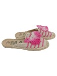 Vorschaubild 1 von Damen Espadrilles Gr. 37 Beige Pink Fransen Boho
