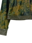 Vorschaubild 5 von Damen Lederjacke Gr. 38/M Modern Mehrfarbig Grün Braun