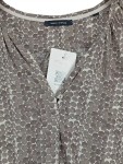Vorschaubild 3 von Damen Bluse L Beige Casual Gepunktet 3/4-Arm