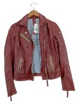 Vorschaubild 1 von Lederjacke Damen XS Rot Casual Bikerjacke Echtleder