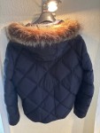 Vorschaubild 2 von Damen Steppjacke Daunenjacke Kapuze Fellbesatz Blau Gr. 38/M Outdoor
