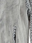 Vorschaubild 4 von Damen Fleecejacke Grau XL Reißverschluss Casual