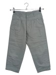 Vorschaubild 1 von 3Pommes Mädchen Cargohose Gr. 140 Oliv Leinen Baumwolle Freizeit