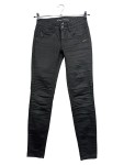Vorschaubild 1 von Coated Slim Fit Cargohose Damen Schwarz W27 Streetwear