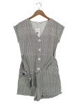 Vorschaubild 1 von Damen Jumpsuit gestreift Leinen-Mix Gr. 36/S Casual