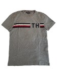 Vorschaubild 6 von T-Shirt Herren Gr. 48/M Grau Baumwolle Logo-Print Casual Kurzarm