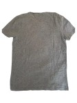 Vorschaubild 2 von T-Shirt Herren Gr. 48/M Grau Baumwolle Logo-Print Casual Kurzarm