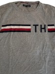 Vorschaubild 3 von T-Shirt Herren Gr. 48/M Grau Baumwolle Logo-Print Casual Kurzarm