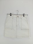 Vorschaubild 2 von Damen Minirock Gr. 28 Weiß Casual Baumwolle