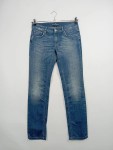Vorschaubild 2 von Jeans Regular Fit Damen Gr. 38 Blau Baumwolle Elasthan Uni Casual Knopf