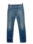 Vorschaubild 1 von Jeans Regular Fit Damen Gr. 38 Blau Baumwolle Elasthan Uni Casual Knopf