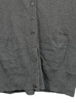 Vorschaubild 2 von Strickjacke Damen Gr. 36/S Grau Casual Baumwolle Kaschmir