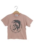 Vorschaubild 1 von T-Shirt Kinder Gr. 104 Rosa Baumwolle Logo-Print Casual Kurzarm