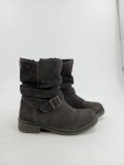Vorschaubild 2 von Mädchen Stiefel Gr. 31 Braun Leder Sterne Schnallen Casual Alltag