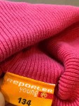 Vorschaubild 2 von Pullover Kinder Gr. 134 Pink Baumwolle Uni Casual Langarm Alltag