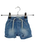 Vorschaubild 1 von Jeans Shorts Kinder Blau Gr. 62 Baumwolle Uni Casual Freizeit Raffungen
