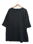 Vorschaubild 1 von Freizeitkleid Damen Schwarz Gr. 36;S Minimalistisch Baumwolle