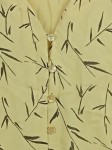 Vorschaubild 2 von Leichte Weste Damen Beige Gr. 44/XXL Viskose Florales Muster Knopf