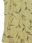 Vorschaubild 3 von Leichte Weste Damen Beige Gr. 44/XXL Viskose Florales Muster Knopf